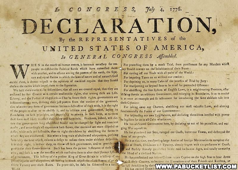 The Declaration of Independence was signed on August 2, 1776.
