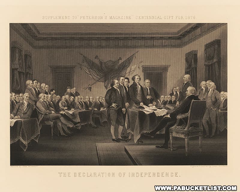The Continental Congress approved the Declaration of Independence on July 4, 1776.