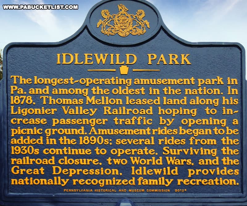 Idlewild Park is the oldest operating amusement park in Pennsylvania.