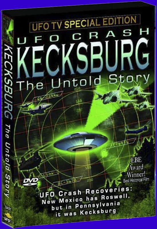 Kecksburg The Untold Story Movie about the UFO crash in Westmoreland County in 1965.