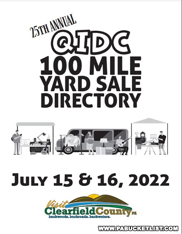 The 100 Mile Yard Sale Directory can be downloaded at this link.