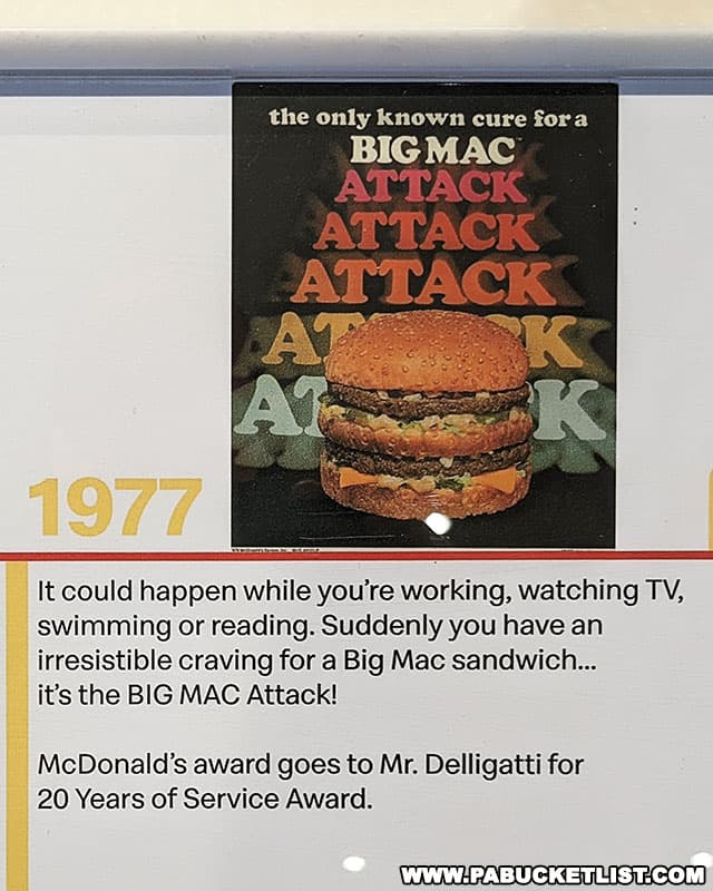The Big Mac Attack advertising campaign was rolled out by McDonalds in 1977.