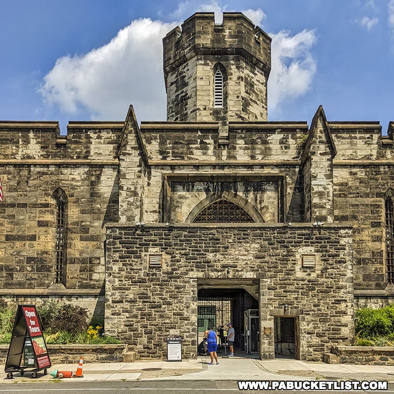 Eastern State Penitentiary was designed with a neo-Gothic look to instill fear into those who thought of committing a crime.