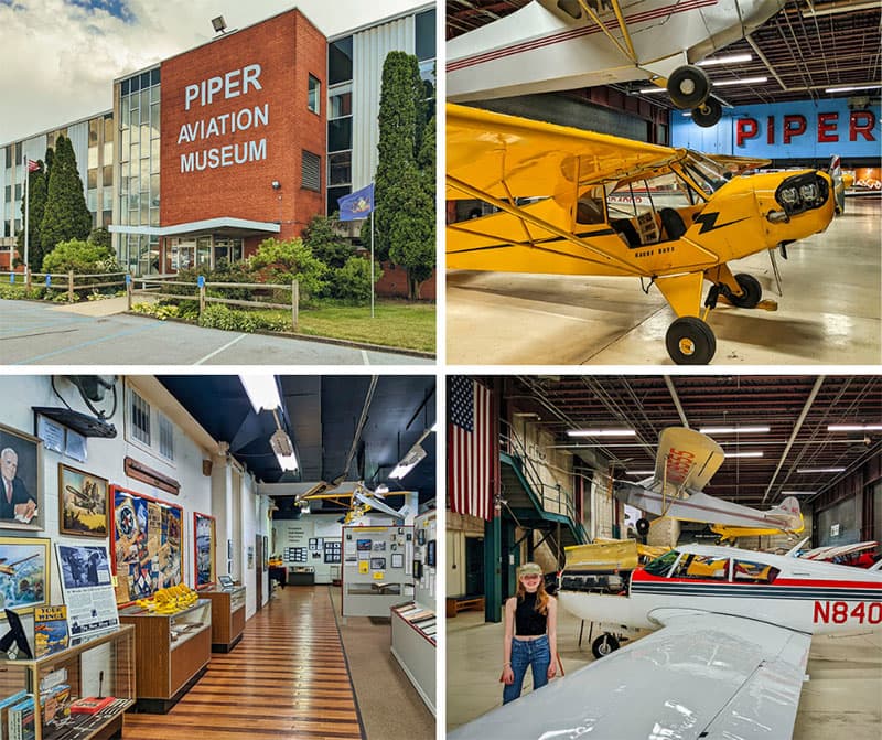 Touring the Piper Aviation Museum in Lock Haven