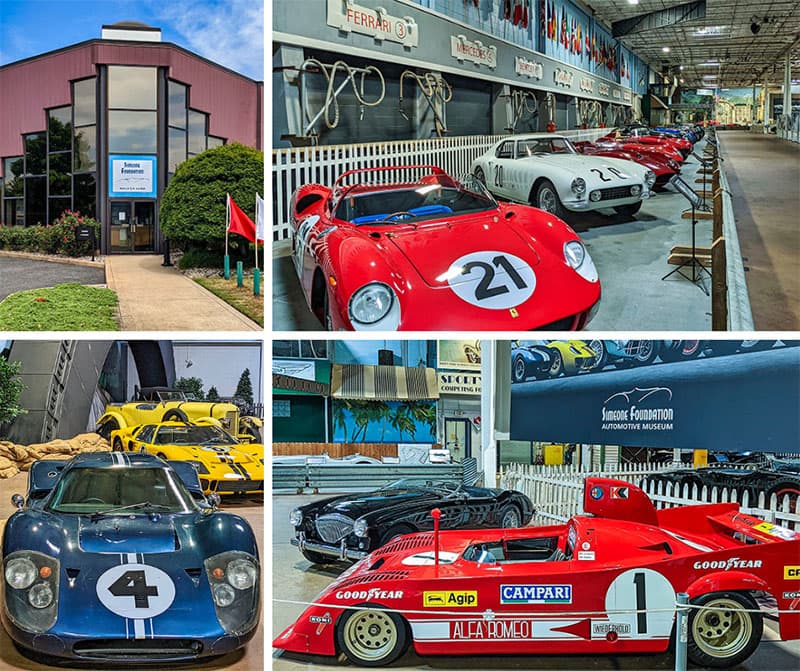 Visiting the Simeone Automotive Museum in Philadelphia Pennsylvania.