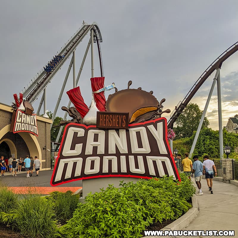Candymonium is the tallest, fastest, and longest roller coaster in Hersheypark.