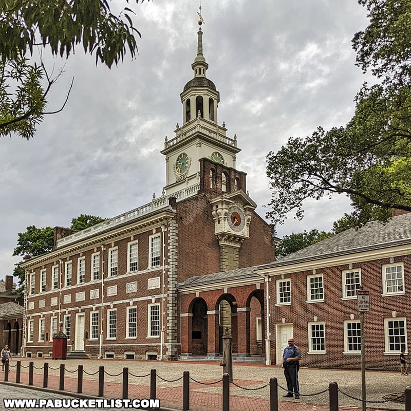 Independence Hall in Philadelphia is a UNESCO World Heritage Site.