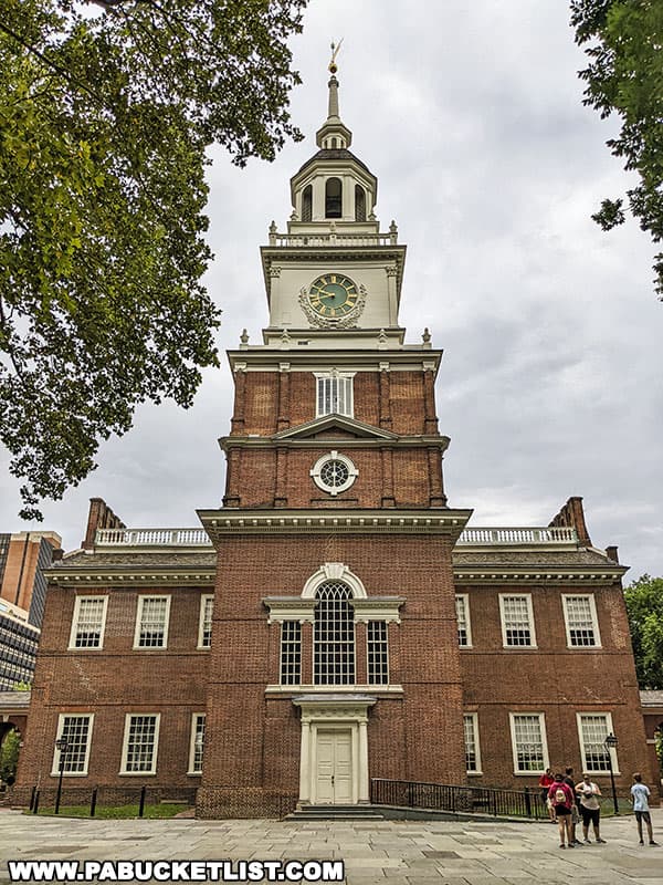 Independence Hall was completed in 1753 as the Pennsylvania State House