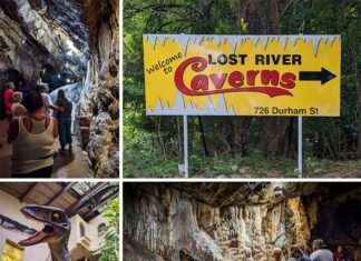Lost River Caverns tours near Allentown Pennsylvania