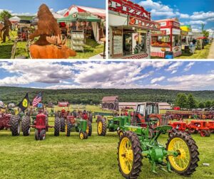The Nittany Antique Machinery Show takes place on the grounds of Penn's Cave in Centre Hall Pennsylvania.