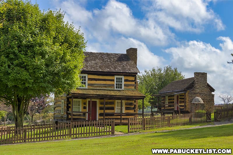 The Adam Miller farmstead is representative of an 1830s farm in western Pennsylvania.