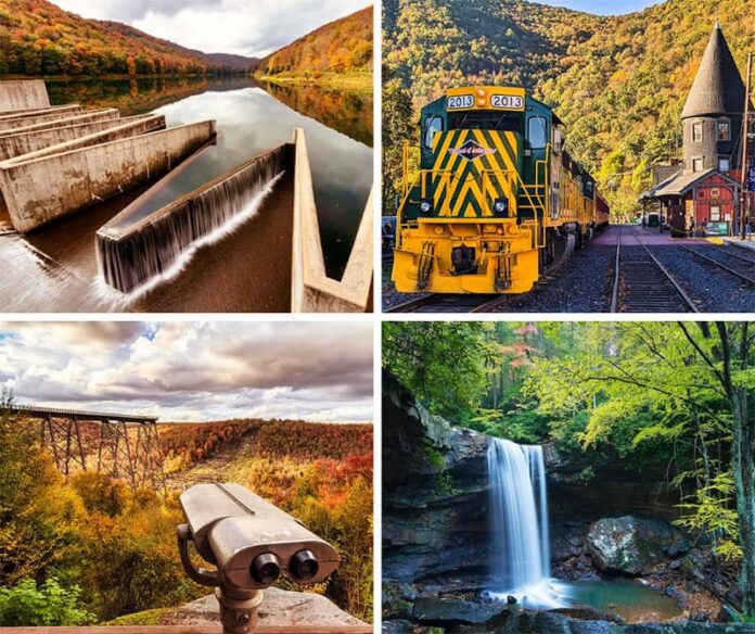 50 of the best places to view fall foliage in Pennsylvania.