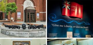 Exploring the Museum of the American Revolution in Philadelphia Pennsylvania.