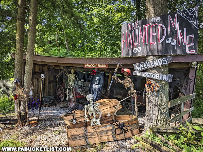 The Haunted Coal Mine happens weekends in October at the Tour Ed Coal Mine near Pittsburgh.