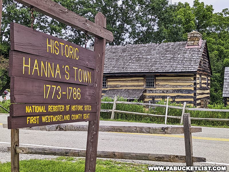 Historic Hanna's Town is on the National Register of Historic Places.