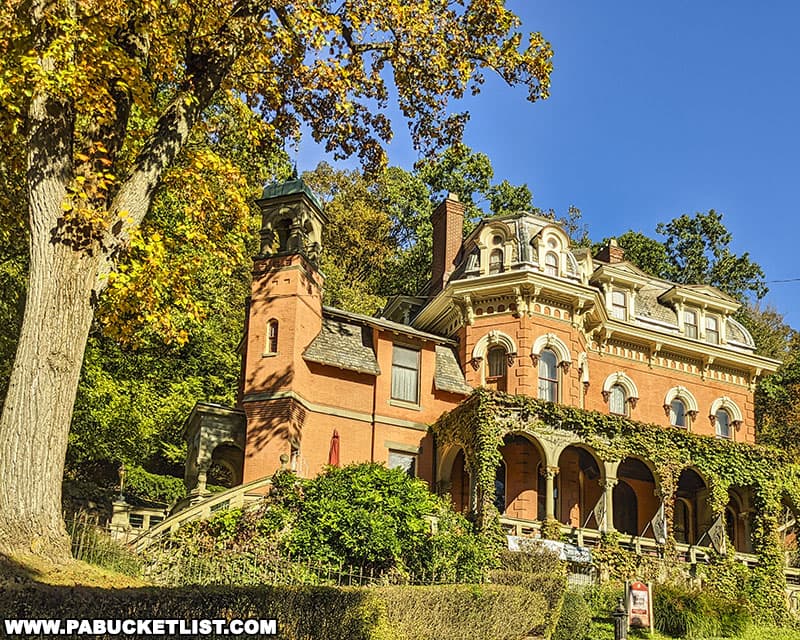 The Harry Packer Mansion in Jim Thorpe PA.