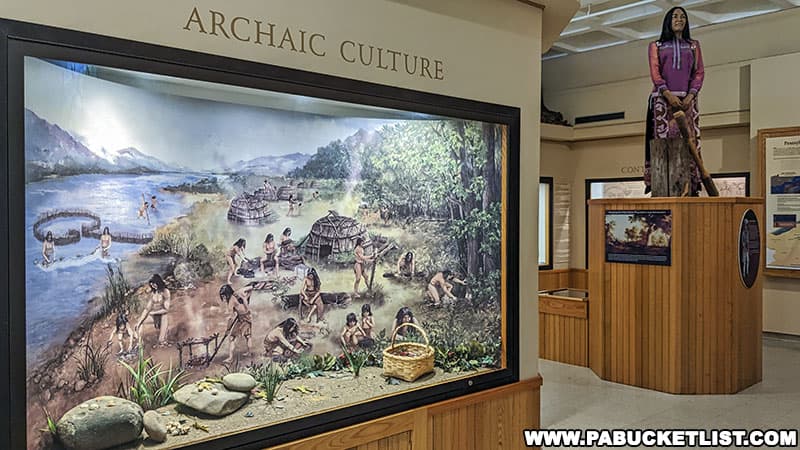 The American Indian Gallery at the Taber Museum uses illustrations, graphics, dioramas and locally discovered artifacts to bring the story of the area's first residents to life.