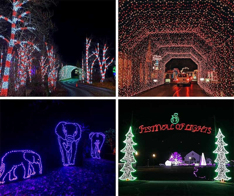 The Best Drive Thru Christmas Light Displays in Pennsylvania.