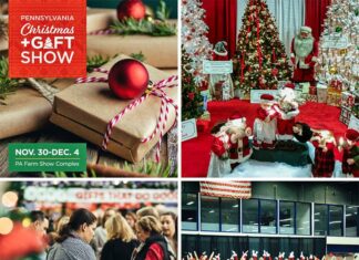 The Pennsylvania Christmas and Gift Show starts November 30th at the Pennsylvania Farm Show Complex in Harrisburg.
