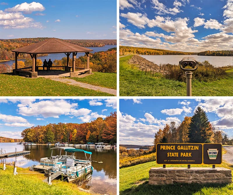 Exploring Prince Gallitzin State Park in Cambia County Pennsylvania.