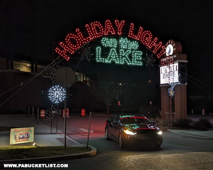 20 of the Best DriveThru Christmas Light Displays in PA