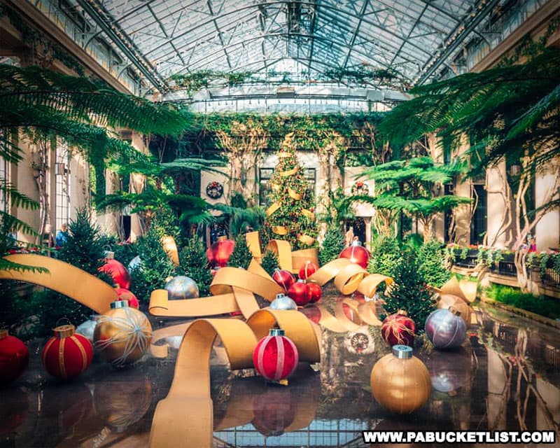 A Longwood Christmas at Longwood Gardens runs from mid-November through early January.