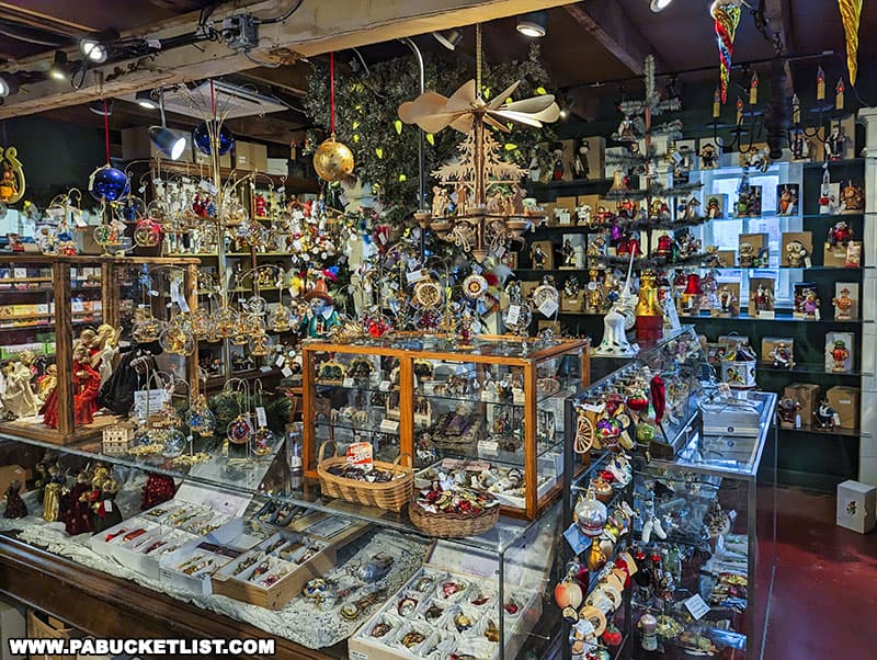 The Christmas Haus features an enormous selection of German Christmas ornaments.