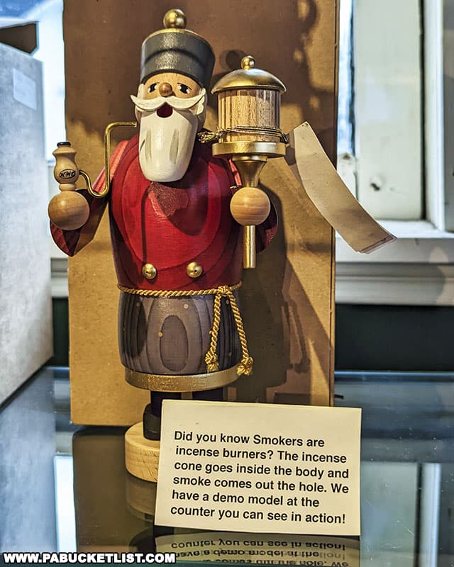 Smokers are a type of incense burner popular with Germans at Christmas.