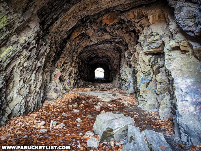 Exploring the Abandoned Coburn Railroad Tunnel in Centre County PA