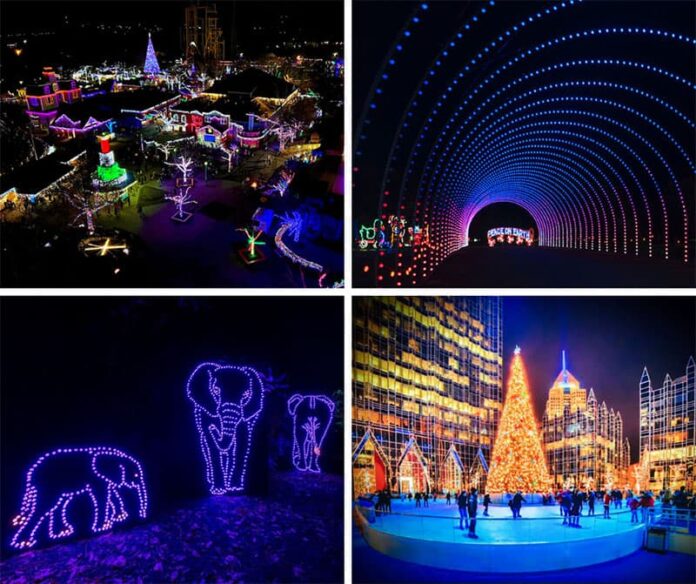 The Best Christmas Light Displays near Pittsburgh Pennsylvania.