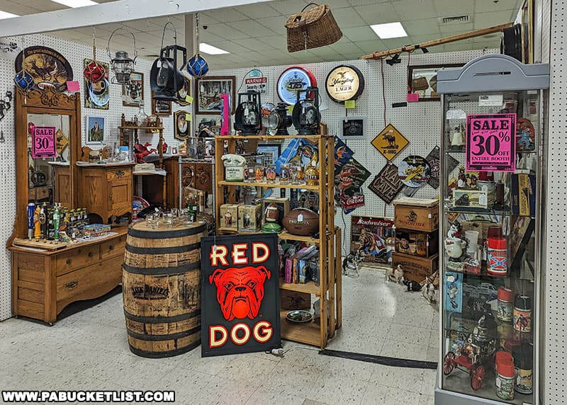 Every vendor sets their own prices at Black Rose Antiques and Collectibles in the Chambersburg Mall.