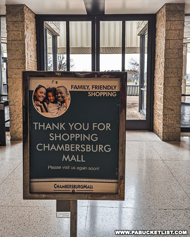 There are less than a half-dozen stores remaining at the Chambersburg Mall.