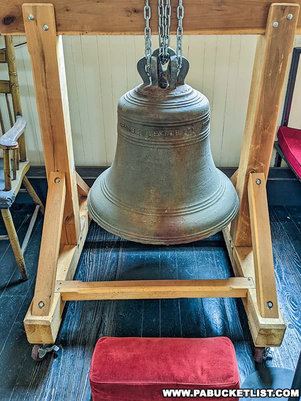 The Christ Church Bell was cast in 1702 at Whitechapel Foundry in London.