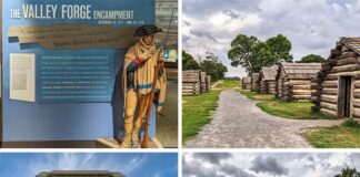 Exploring Valley Forge National Historical Park in Montgomery County Pennsylvania.