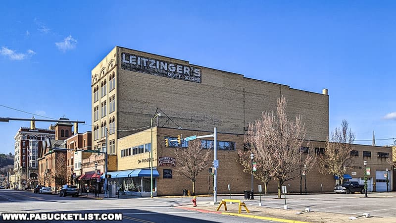 Leitzinger's Department Store in Clearfield Pennsylvania closed in 1996.