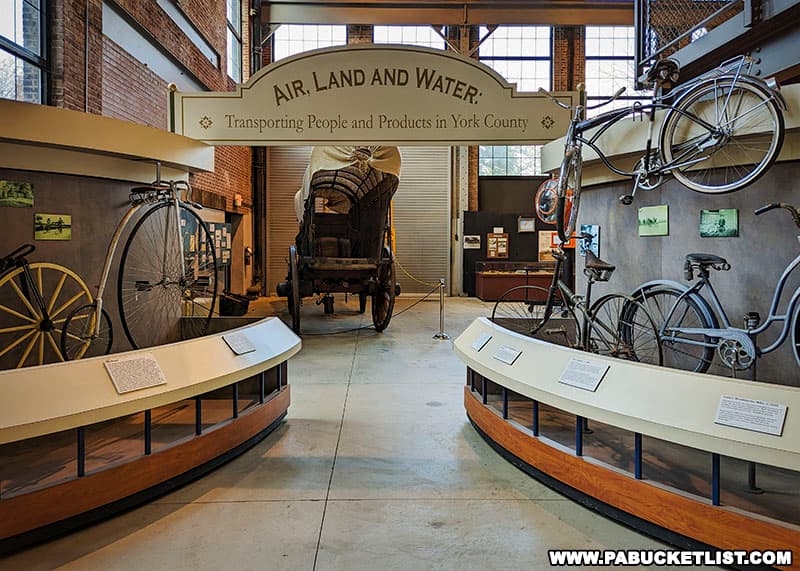 The Transportation Gallery at the York County Agricultural and Industrial Museum.
