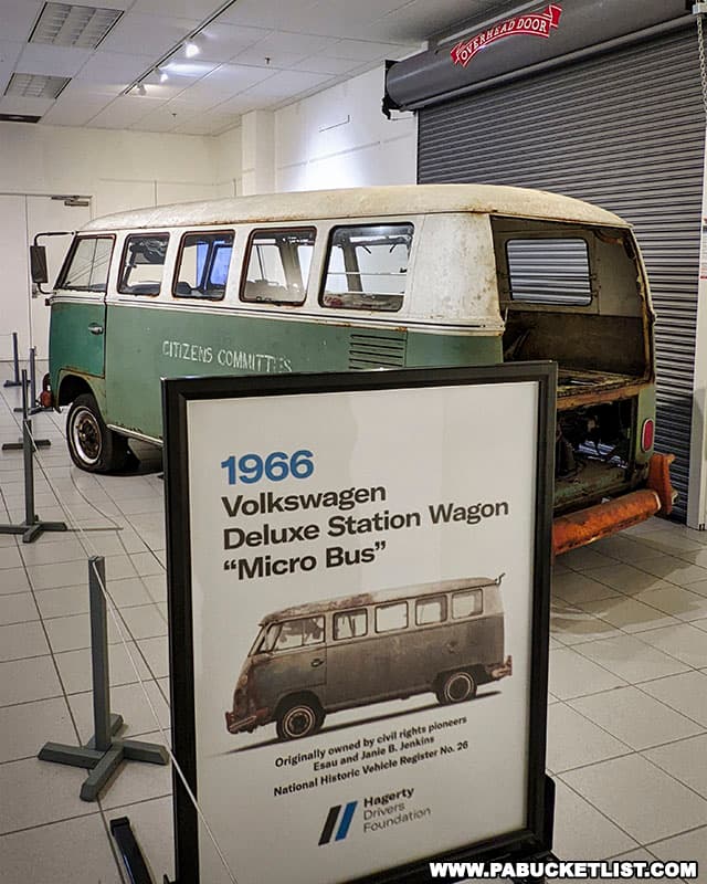 A 1966 Volkswagen Micro Bus on display at the AACA Museum in Hershey Pennsylvania.