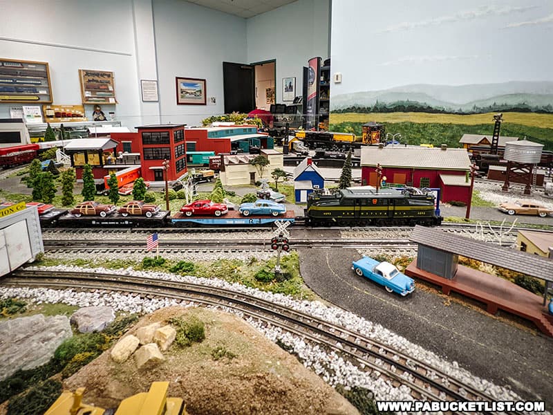 The train room at the AACA Museum in Hershey Pennsylvania.