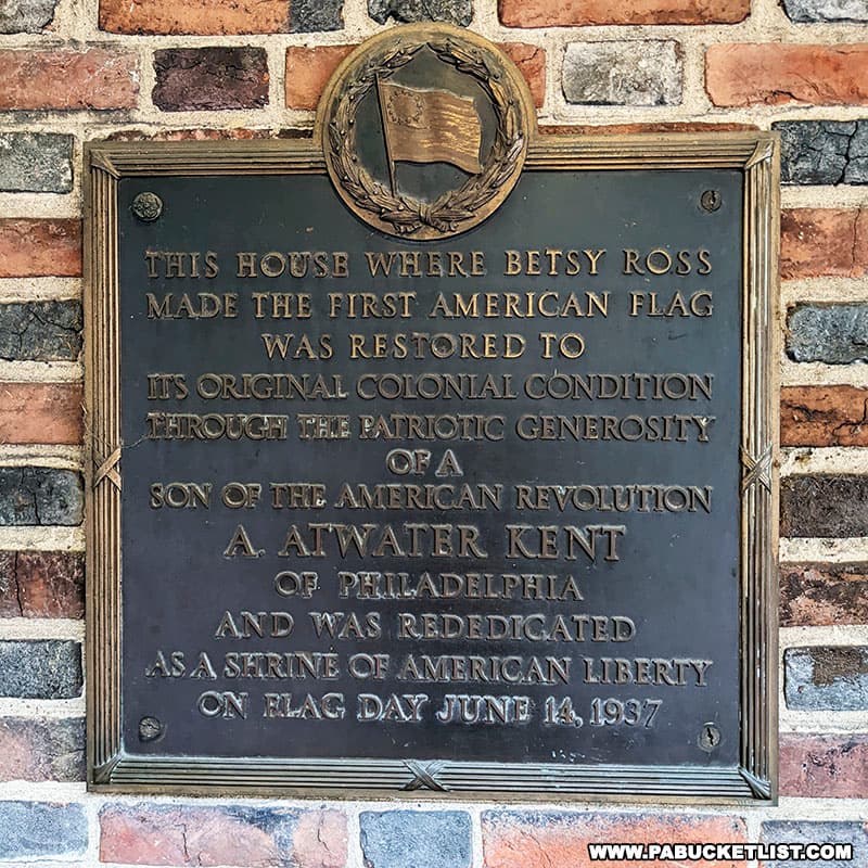 The Betsy Ross House was restored and rededicated in 1937.
