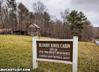 Exploring the Bloody Knox Cabin in Clearfield County Pennsylvania.