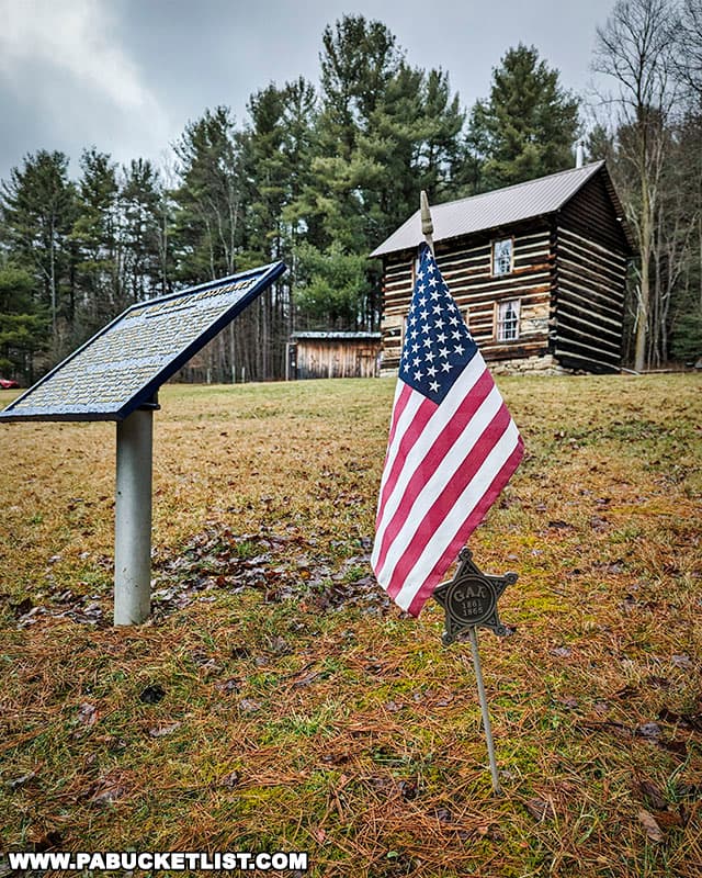 The Bloody Knox Cabin was the site of a skirmish between Union troops and Union deserters and draft dodgers.