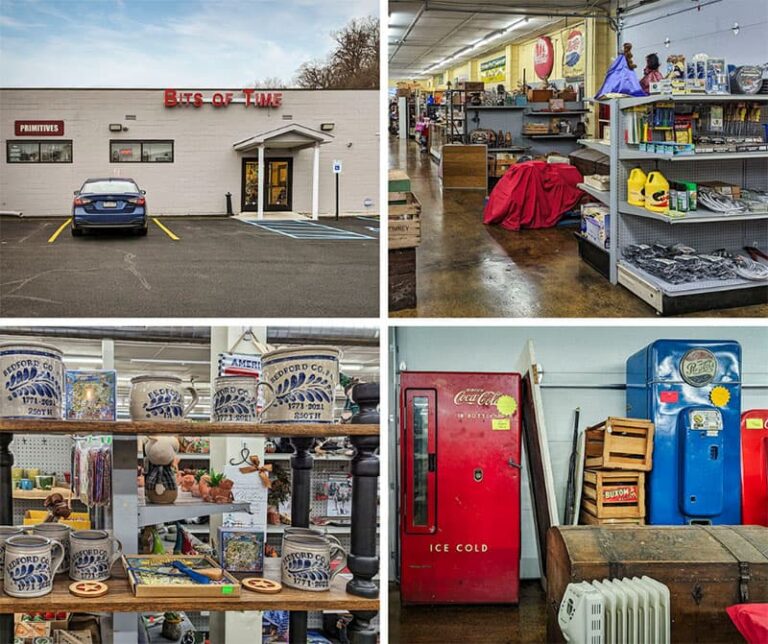 Exploring Bits of Time Antique Store in Bedford