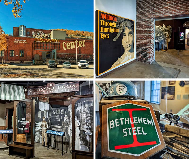 Exploring the Johnstown Heritage Discovery Center in Cambria County Pennsylvania.