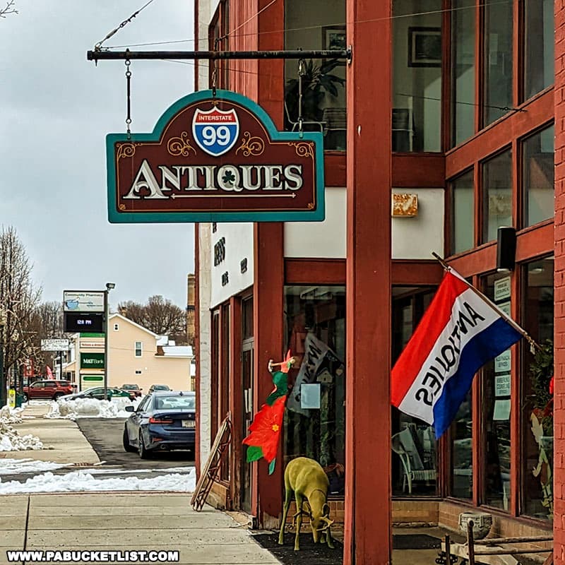 I99 Antiques is a multi-vendor antique store in Blair County Pennsylvania.