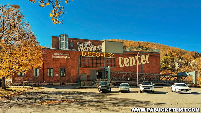 The Johnstown Heritage Discovery Center along Broad Street in the Cambria City section of Johnstown Pennsylvania.