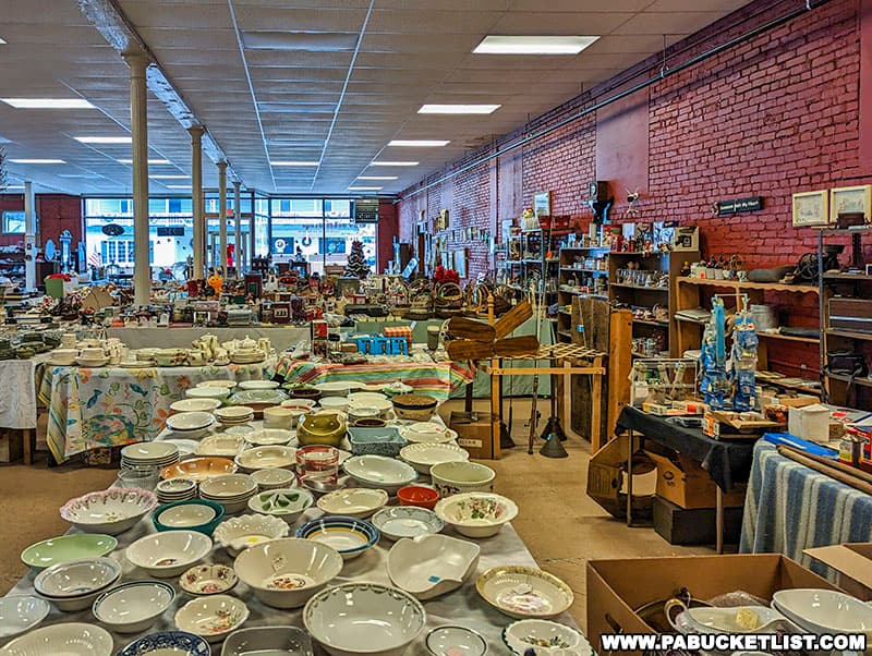 The Stuff Store in Curwensville PA features over 8000 square feet of antiques and collectibles.