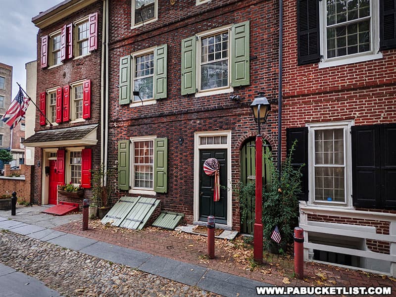 Elfreth’s Alley has been home to artisans, factory workers, laborers, and professionals over three centuries.