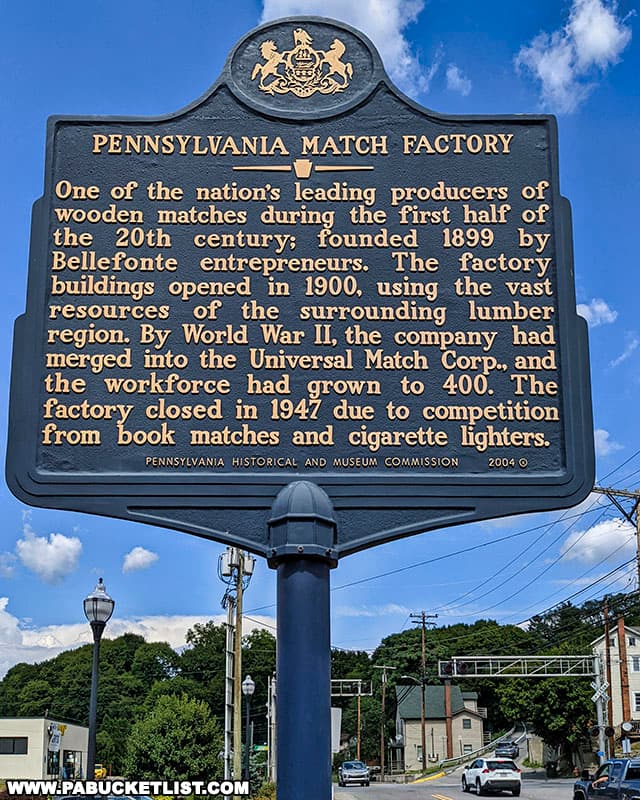 The historic Pennsylvania Match Factory building in Bellefonte is the home of the American Philatelic Center.