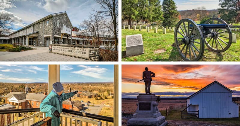10 of the best things to see and do in Gettysburg Pennsylvania.