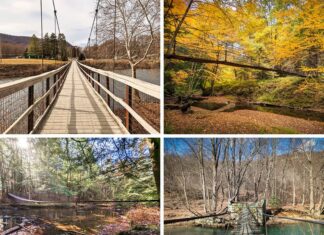 Exploring some of the best swinging bridges in Pennsylvania.